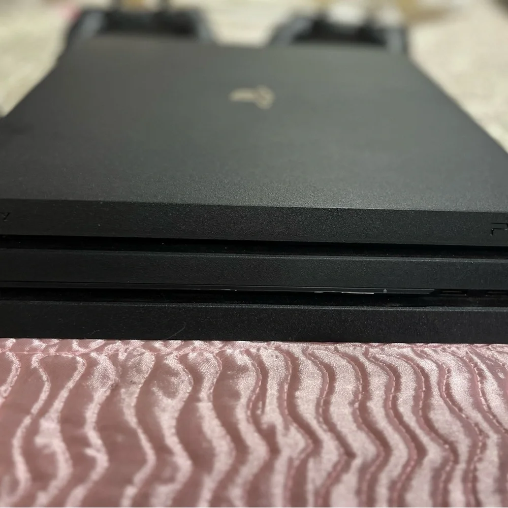 Sony PS4 Pro Console with DualShock Controllers - Black